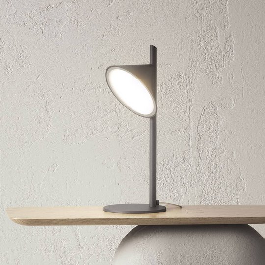 Axolight Orchid LED-bordslampa, mörkgrå