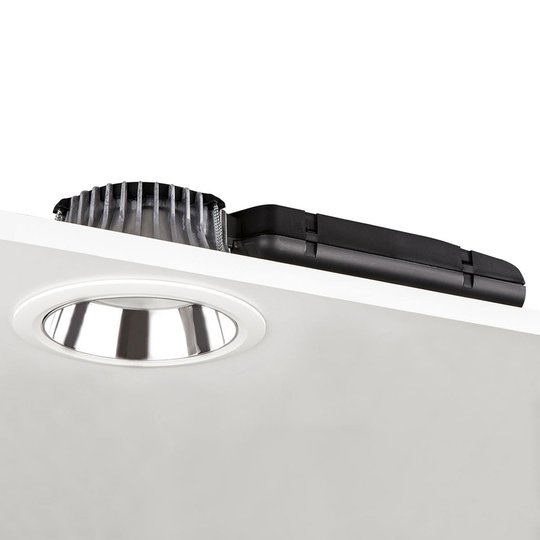 Downlight D70- RF155 DALI silber/vit 4 000 K 20W