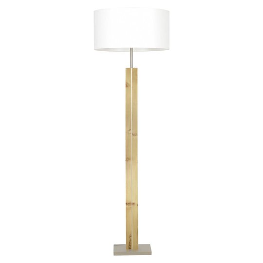 HerzBlut Dana golvlampa, cembratall, vit