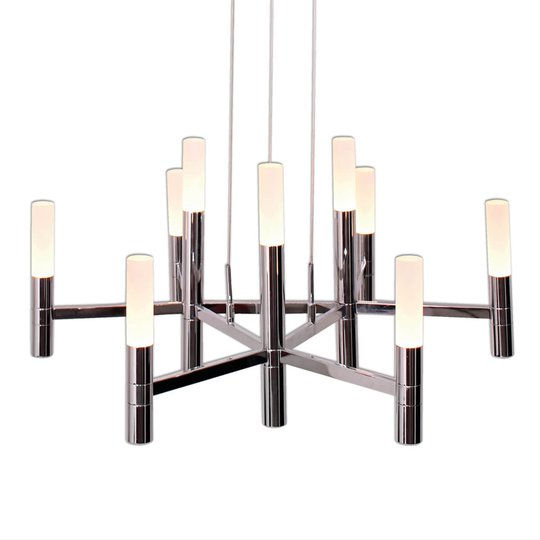LED-hänglampa Irina med 18 lampor, dimbar