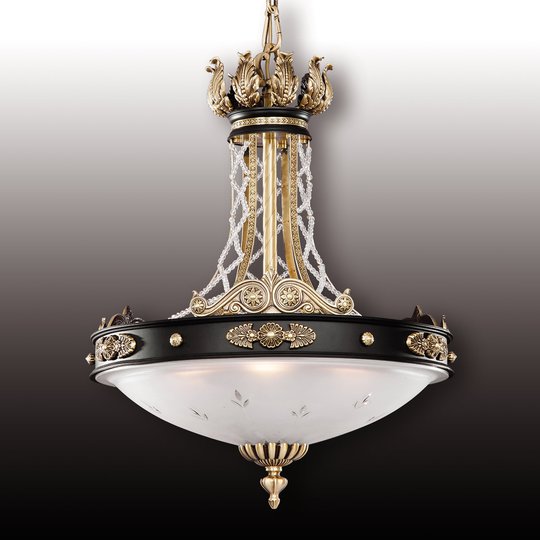 Tudor pendellampa m. Asfourkristall