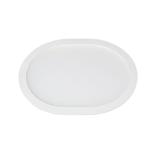 LED-inbyggnadspanel Ovale 4 500 K, 18 cm x 15 cm