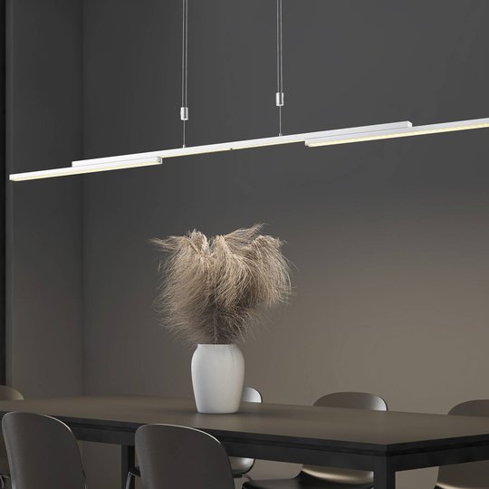 B-Leuchten Expanda X LED-pendellampa, nickel