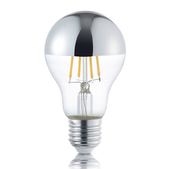 Toppförspeglad LED-lampa E27 4 W, varmvit