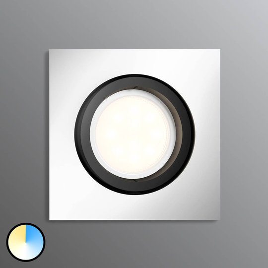 Philips Hue Milliskin LED-spot kantig vit