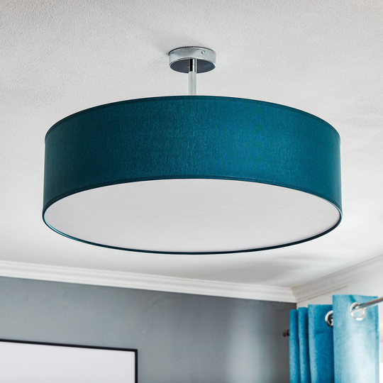 Taklampa Rondo med avstånd, blå Ø 60 cm