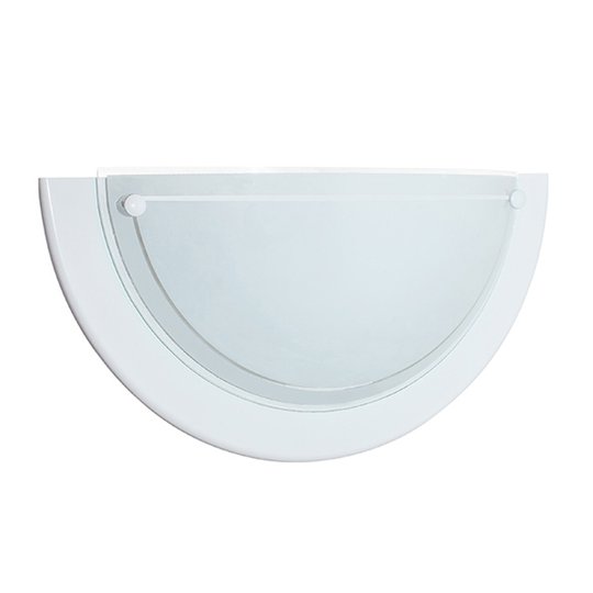 Vägglampa K1B, vit