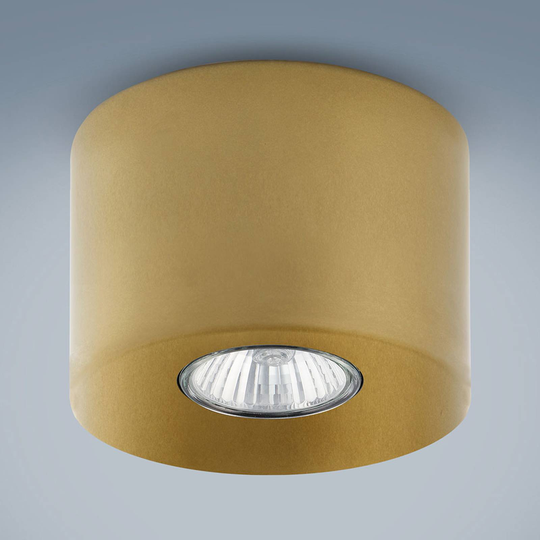 Downlight Orion, rund, guld, 8,5 cm