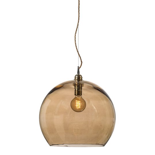 Rowan glaspendel 39cm (Mässing/guld)