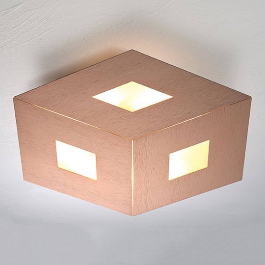 Bopp Box Comfort LED-taklampa roséguld 45 cm