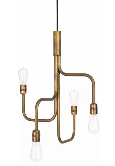 Strapats 4 taklampa 45cm (Råmässing)