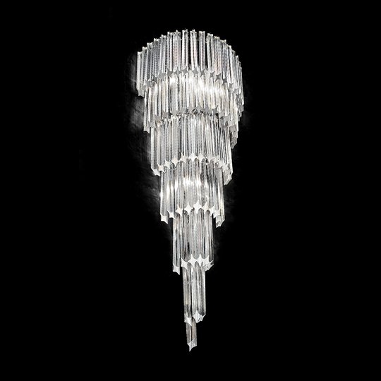 Stegvis arrangerad vägglampa Colonna