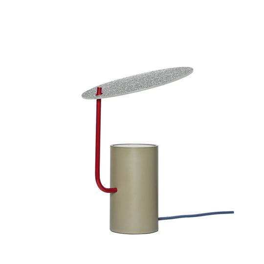 Disc bordslampa (Beige)