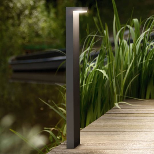 L-formad LED-gatlykta Bustan av aluminium