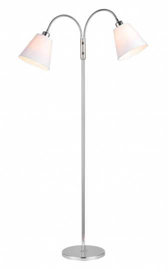Duett golvlampa (Krom)