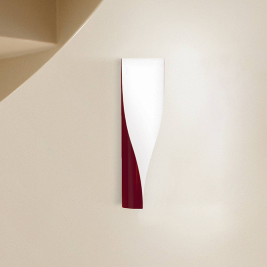 Kundalini Evita LED-vägglampa, röd