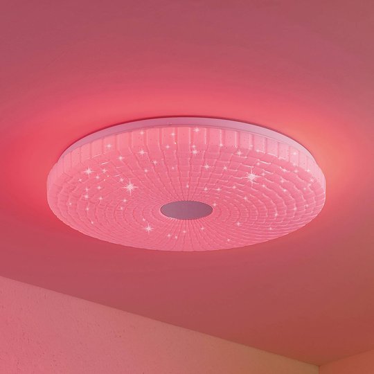 Lindby Laubini LED-taklampa, RGBW, CCT, 48 cm