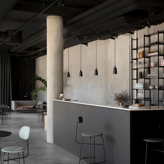 Menu Cast LED-hänglampa i svart, Shape 3