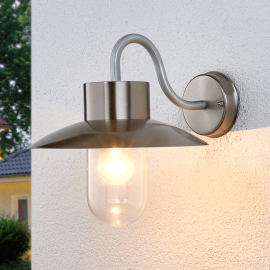 Nordiskt klingande vägglampa Leenke, utomhusbruk