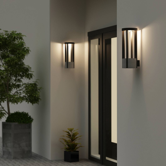 Lucande Overa LED-utomhusvägglampa