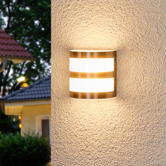 Lucja - LED-utomhusvägglampa med ränder