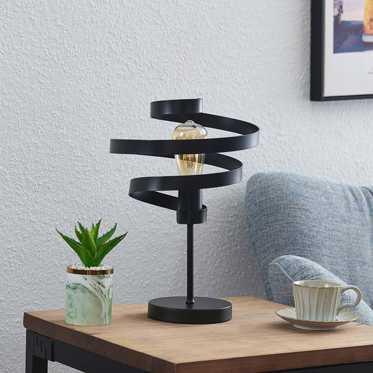 Lindby Colten bordslampa, svart