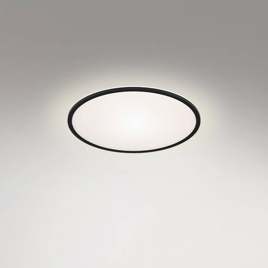 LED-taklampa Runa med backlight-effekt, svart