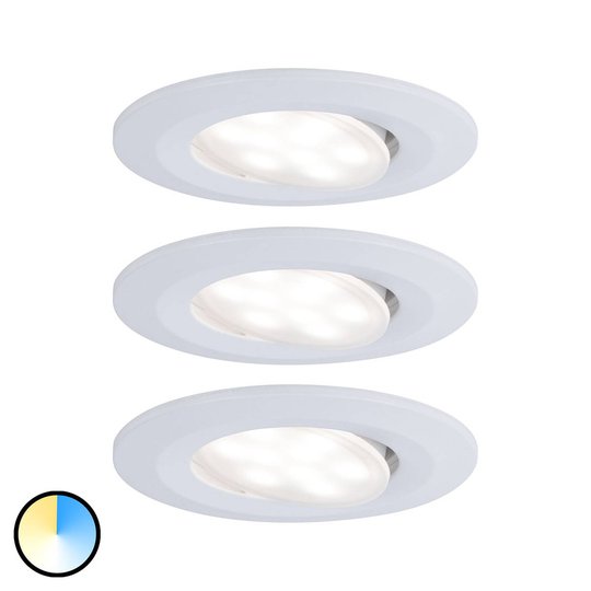 Paulmann LED-inbyggnadsspot Calla färgväxling 3