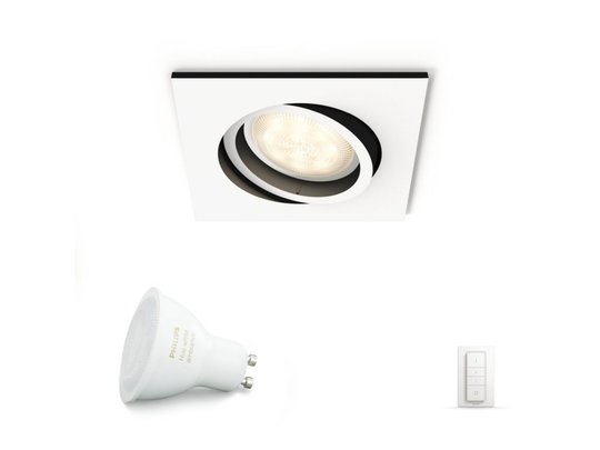 HueWA Milliskin infälld spot (inkl dimmer switch) (Vit)