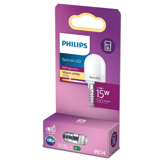 Philips LED-kylskåpslampa E14 T25 0,9 W matt