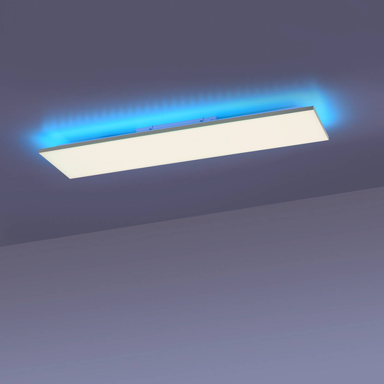 LED-taklampa Gustav, avlång, direkt/indirekt