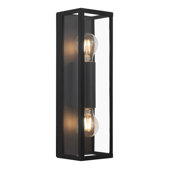 Amezola 2L vägglampa (Svart)