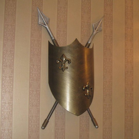 Indirekt lysande vägglampa Crusader