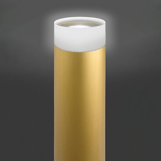 Golvlampa LED Pole, guldeloxerad