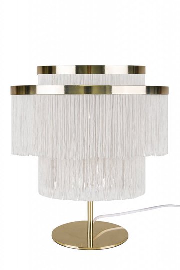 Frans bordlampa (Vit)