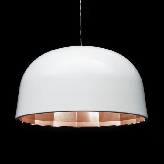 Oluce Empty - LED-hänglampa i vitt, 59 cm