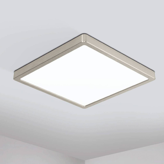 EGLO connect Fueva-Z taklampa 28x28cm nickel