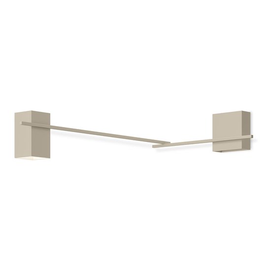 Vibia Structural 2620 hörnvägglampor, ljusgrå