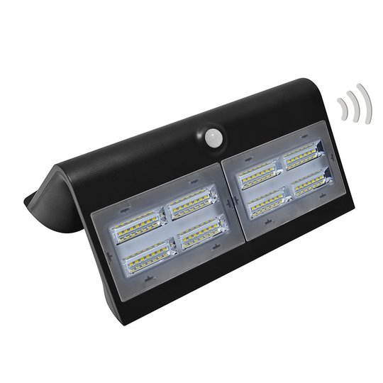 Wave L - stark LED-solcellslampa med sensorik