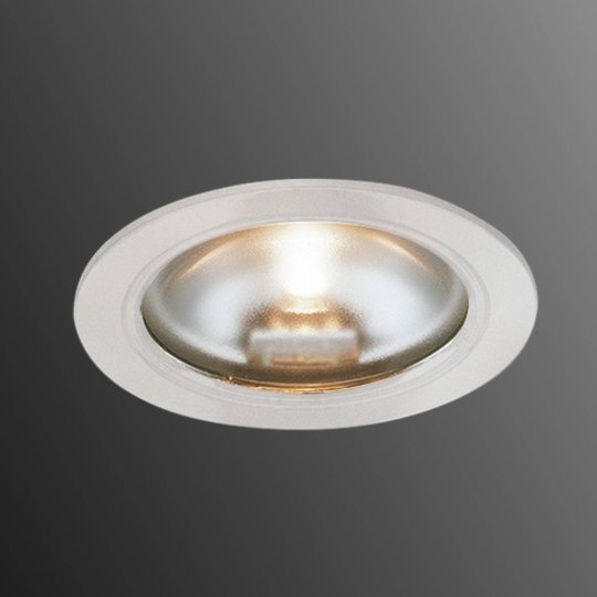 KB 12 halogen-inbyggnadslampa, matt krom