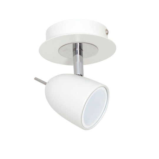 Takspotlight Livo i vitt, 1 lampa