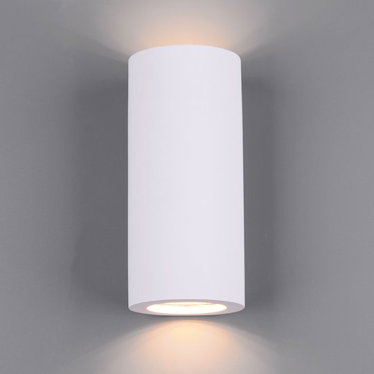 Vägglampa Zazou av gips, 2 lampor