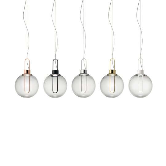 Modo Luce Orb LED-hänglampa, mässing, Ø 25 cm