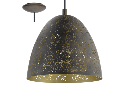 Safi taklampa 27,5cm (Beige/brun)