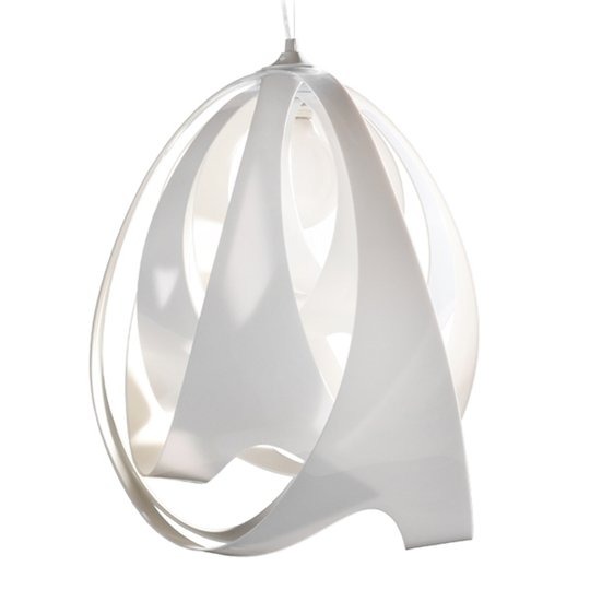 Modern taklampa GOCCIA DI LUCE, vit