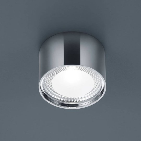 Helestra Kari LED-taklampa, rund, krom