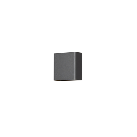 Chieri vägglykta 2x2 LED mgrå (Antracit)