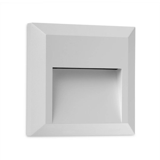 Kvadratisk LED-utomhusvägglampa Kössel