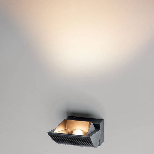SLV Merado Flood LED-vägglampa 3 000 K svart