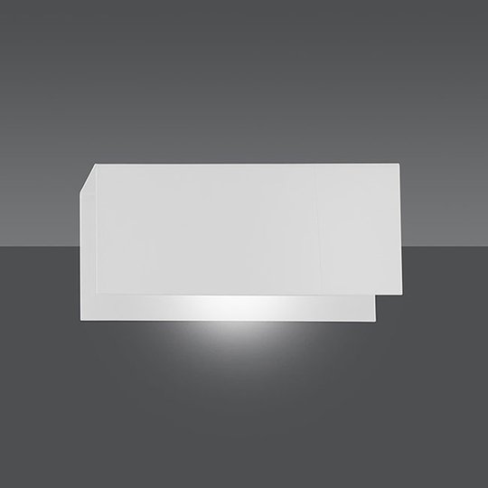 Vägglampa Tolos K1 White av stål